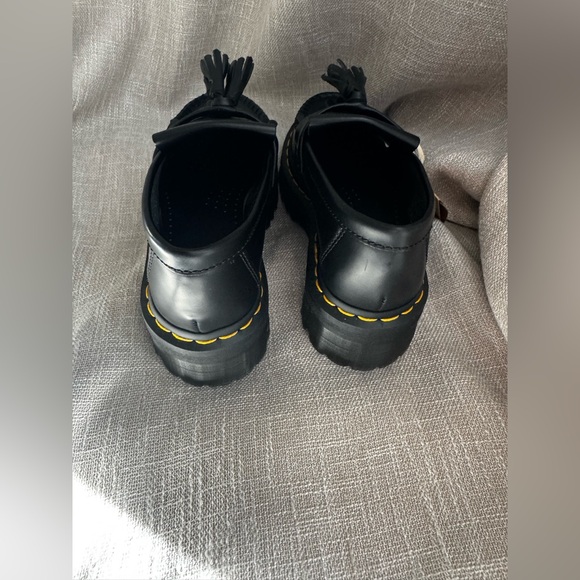 Dr. Martens Black Tassel Adrian Platform Loafers - Picture 7 of 10